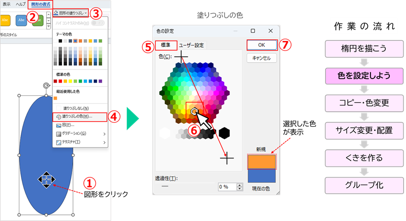 色を設定しよう１