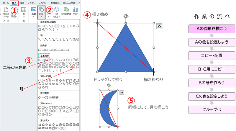 Aの図形を描こう